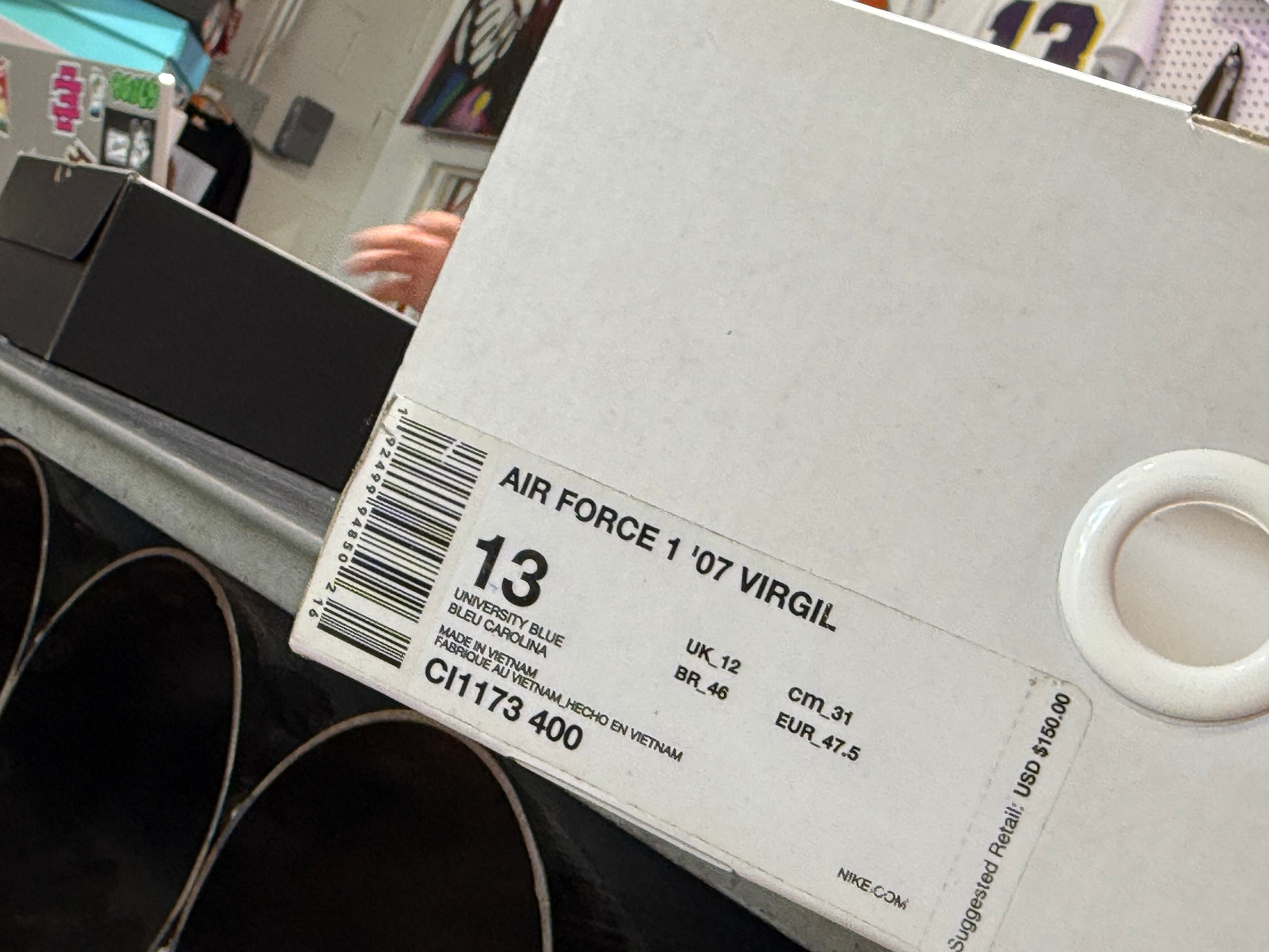 Air Force 1 '07 Virgil x Off White - MCA Size 13