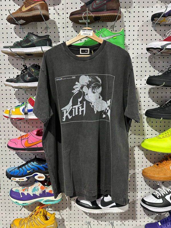 NEW Kith x Capcom Chun Li Vintage Tee - Black Size XXL