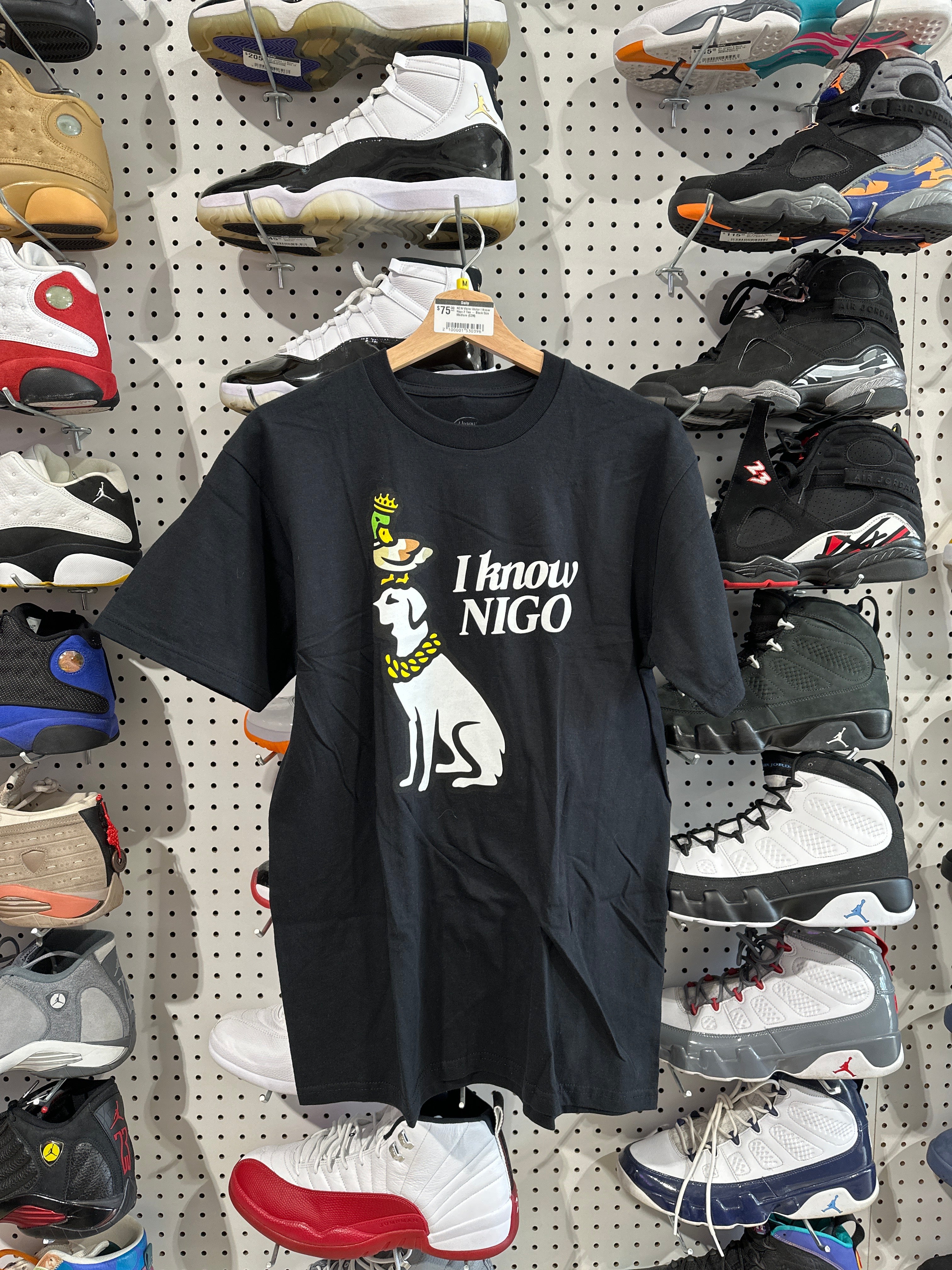 NEW Victor Victor I Know Nigo 2 Tee - Black Size Medium