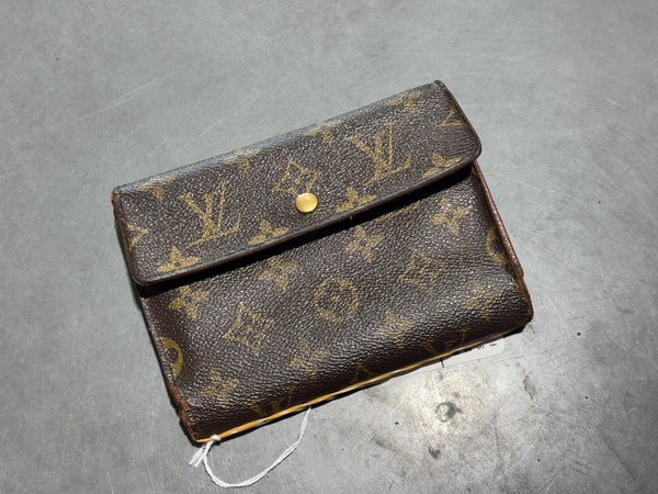 VTG 90s Louis Vuitton Monogram Porte-Tresor Wallet - Brown