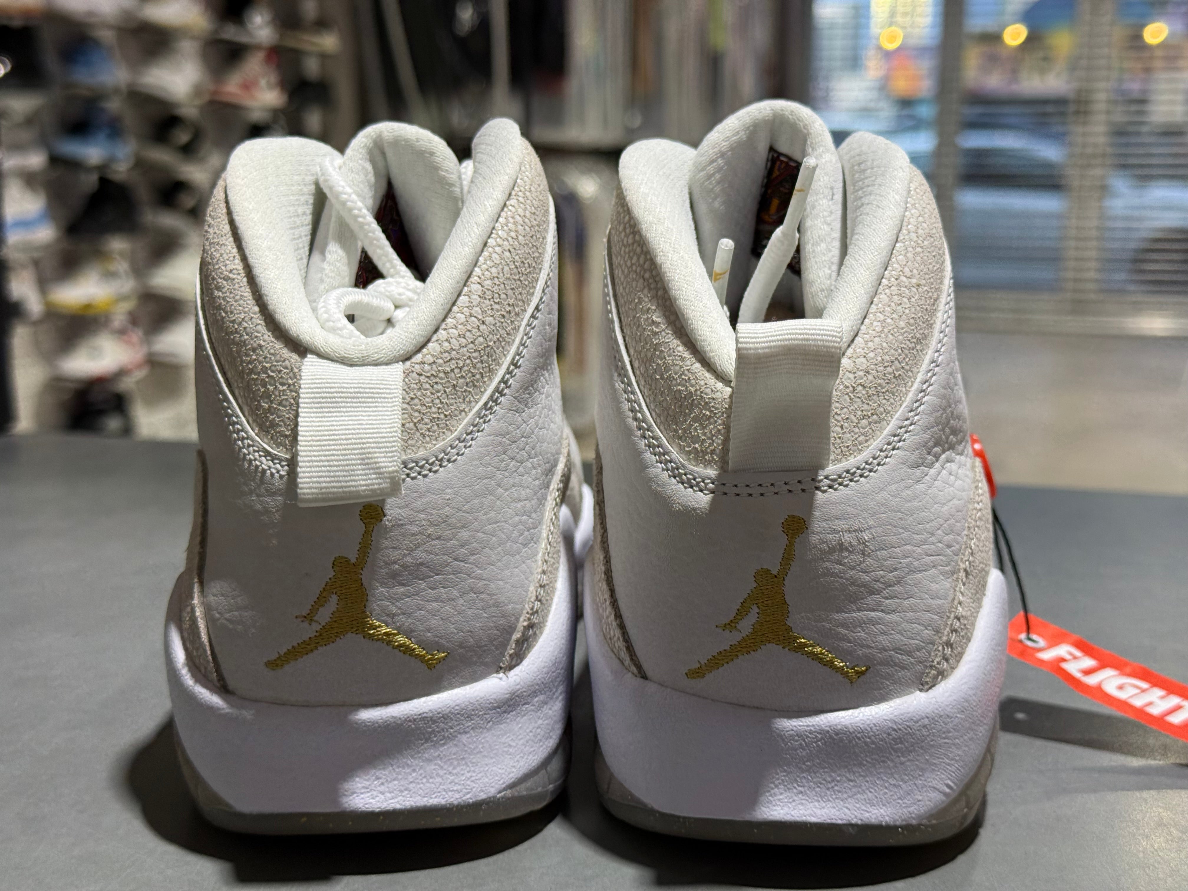 Air Jordan 10 Retro - Drake OVO/White Size 9.5 *SAMPLE*