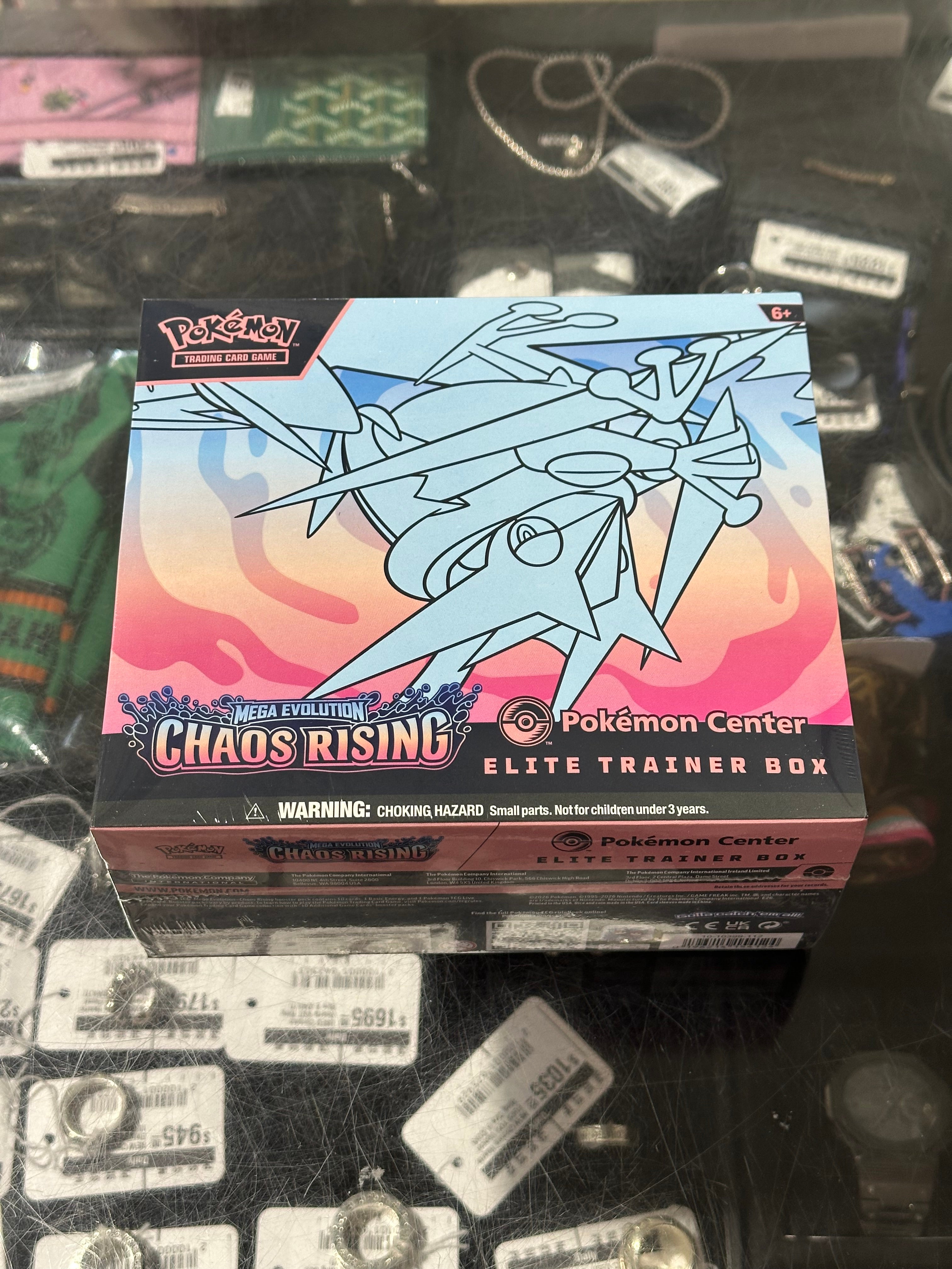 NEW Pokemon Chaos Rising Pokemon Center ETB