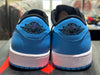 Air Jordan 1 Low - Black Dark Powder Blue Size 8.5