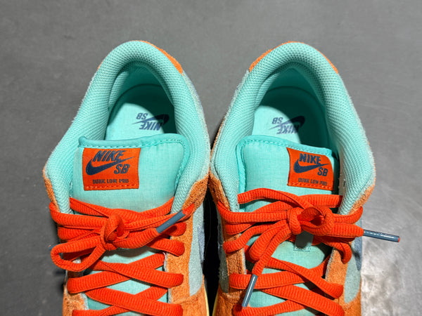 Nike SB Dunk Low - Orange Emerald Rise Size 9