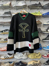 USED SS18 Supreme Ankh Hockey Jersey - Black Size Medium