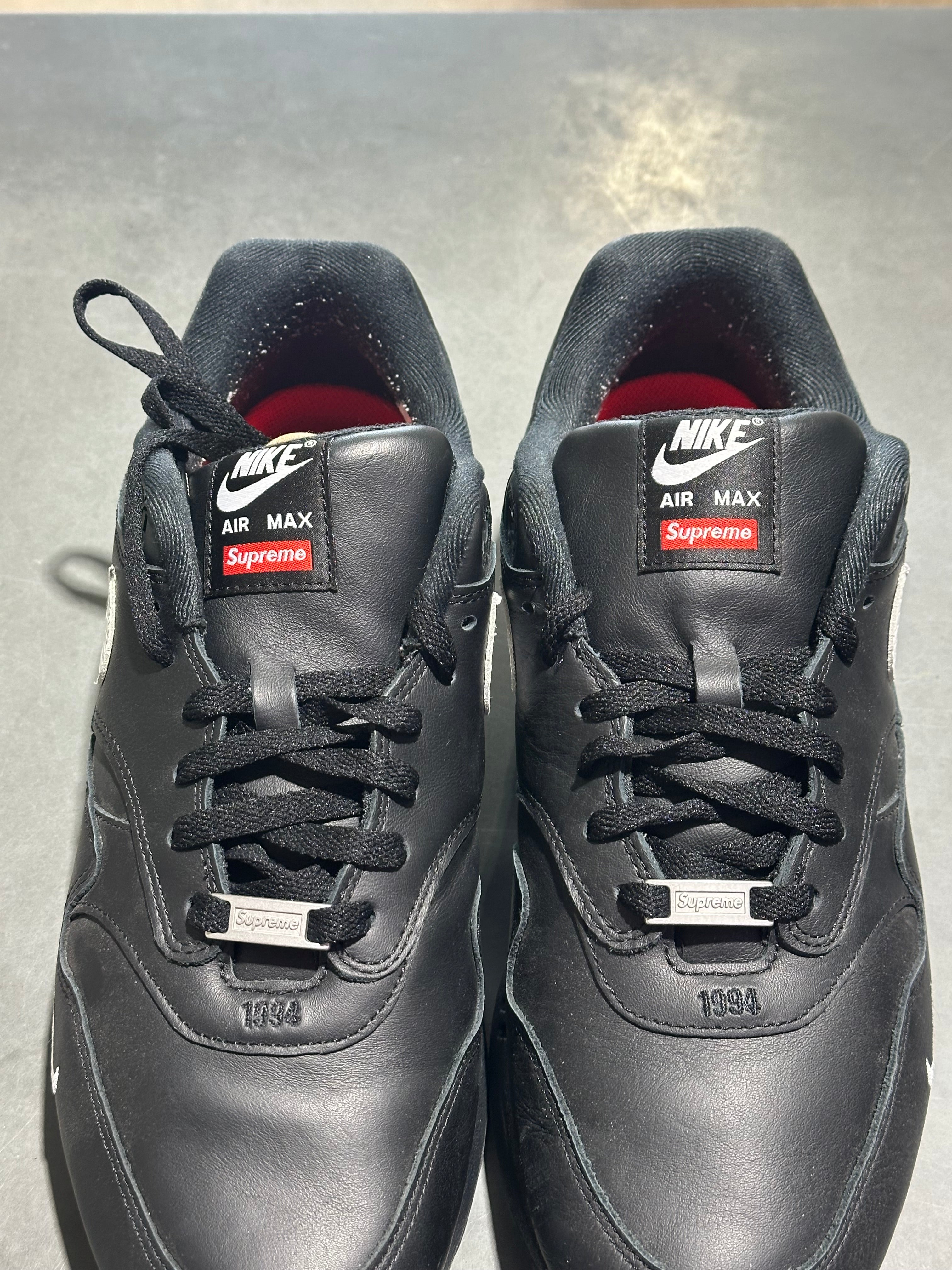 Nike Air Max 1 '87 SP - Supreme Black White Size 11