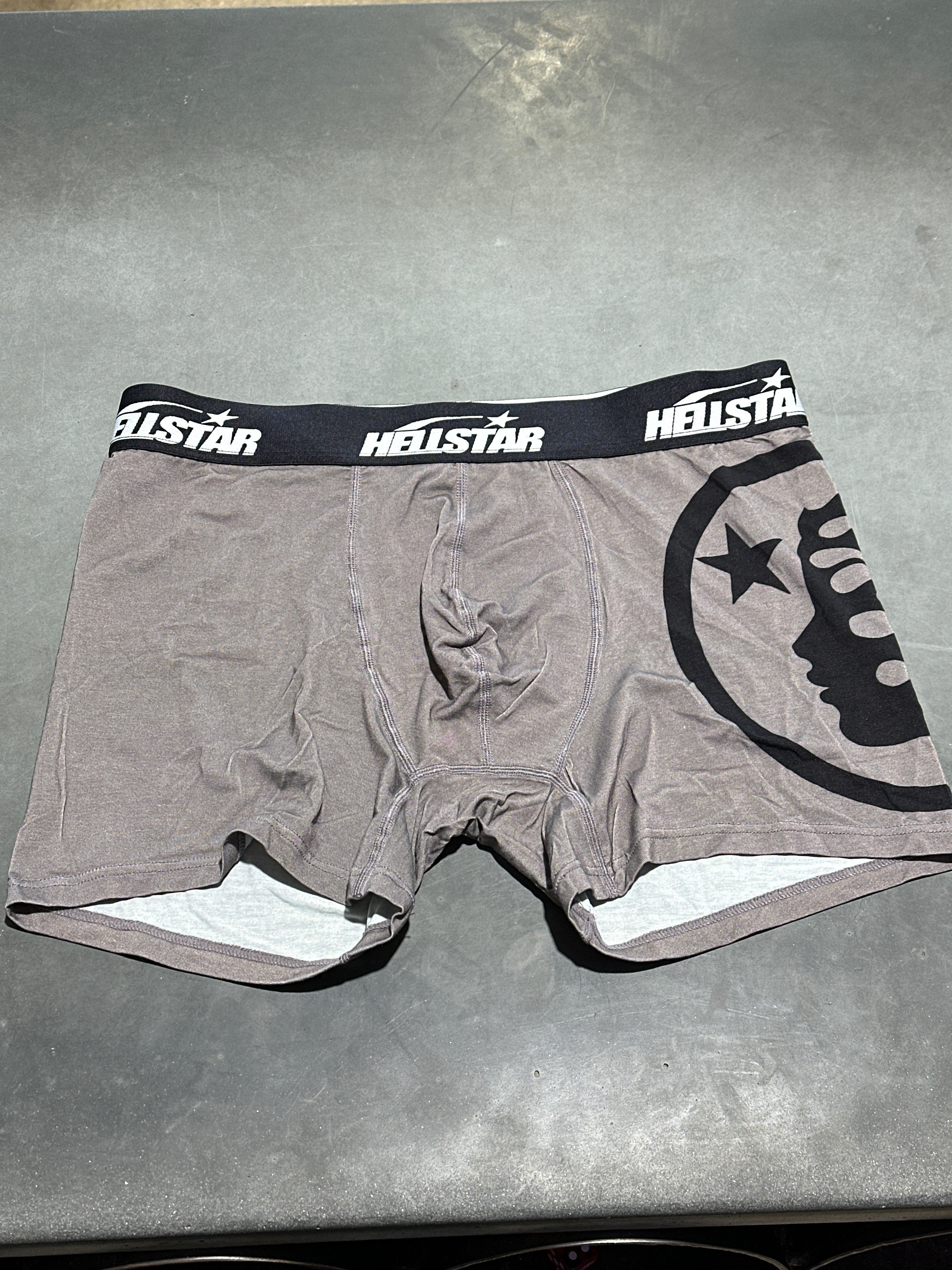 NEW Hellstar Boxers - Grey Size Small (DAILY)