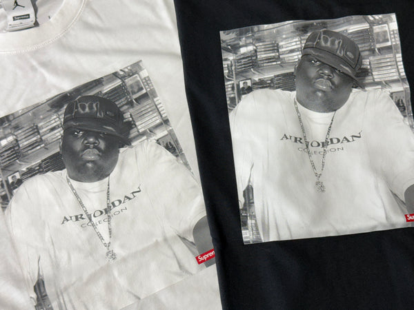 NEW Supreme x Air Jordan Notorious BIG Tees