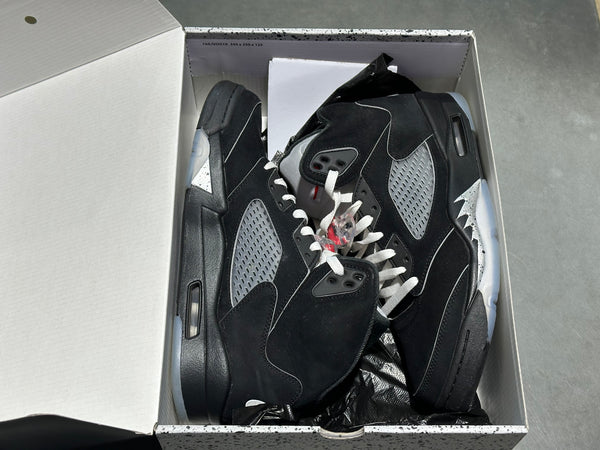 Air Jordan 5 Retro OG - Black Metallic Reimagined Size 9.5