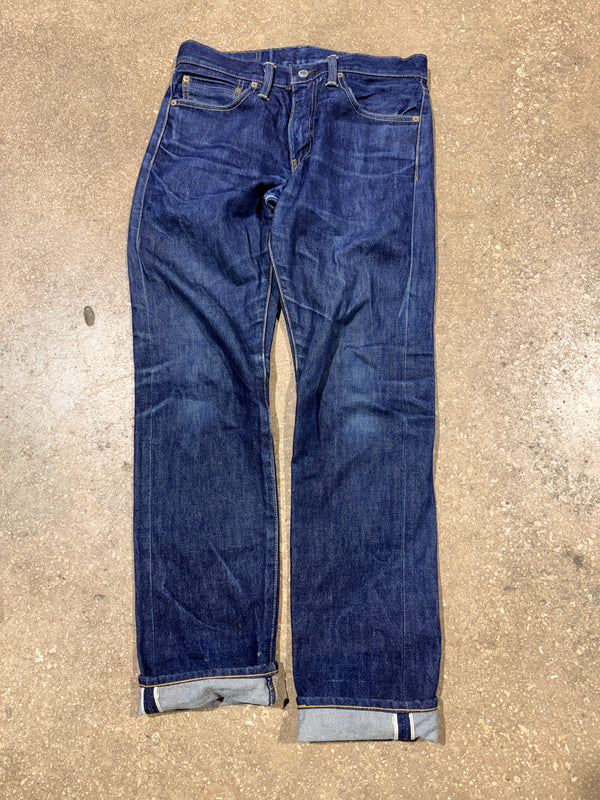 2010s Levis White Oak Cone Made In USA Selvage 511 Denim - Indigo Blue 31W/32L