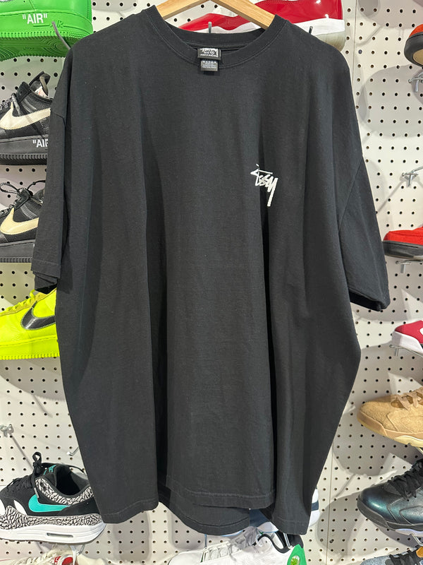 NEW Stussy Wheel Tee - Black Size XXL