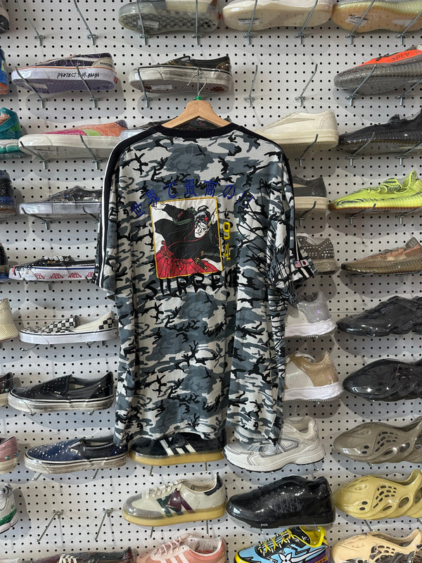 USED Supreme Crane S/S Top - White Camo Size XXL