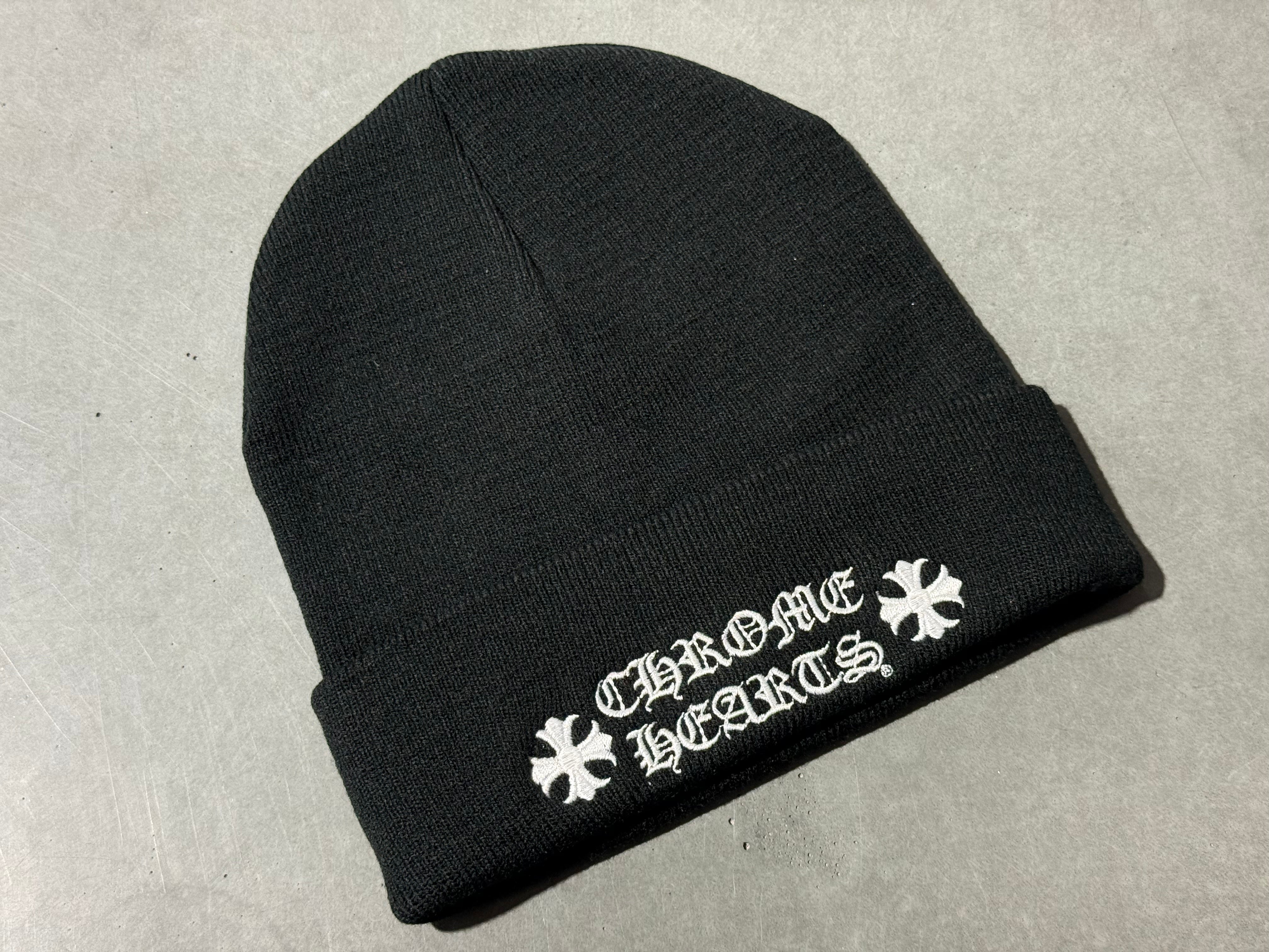 NEW Chrome Hearts Watch Cap Beanie - Black