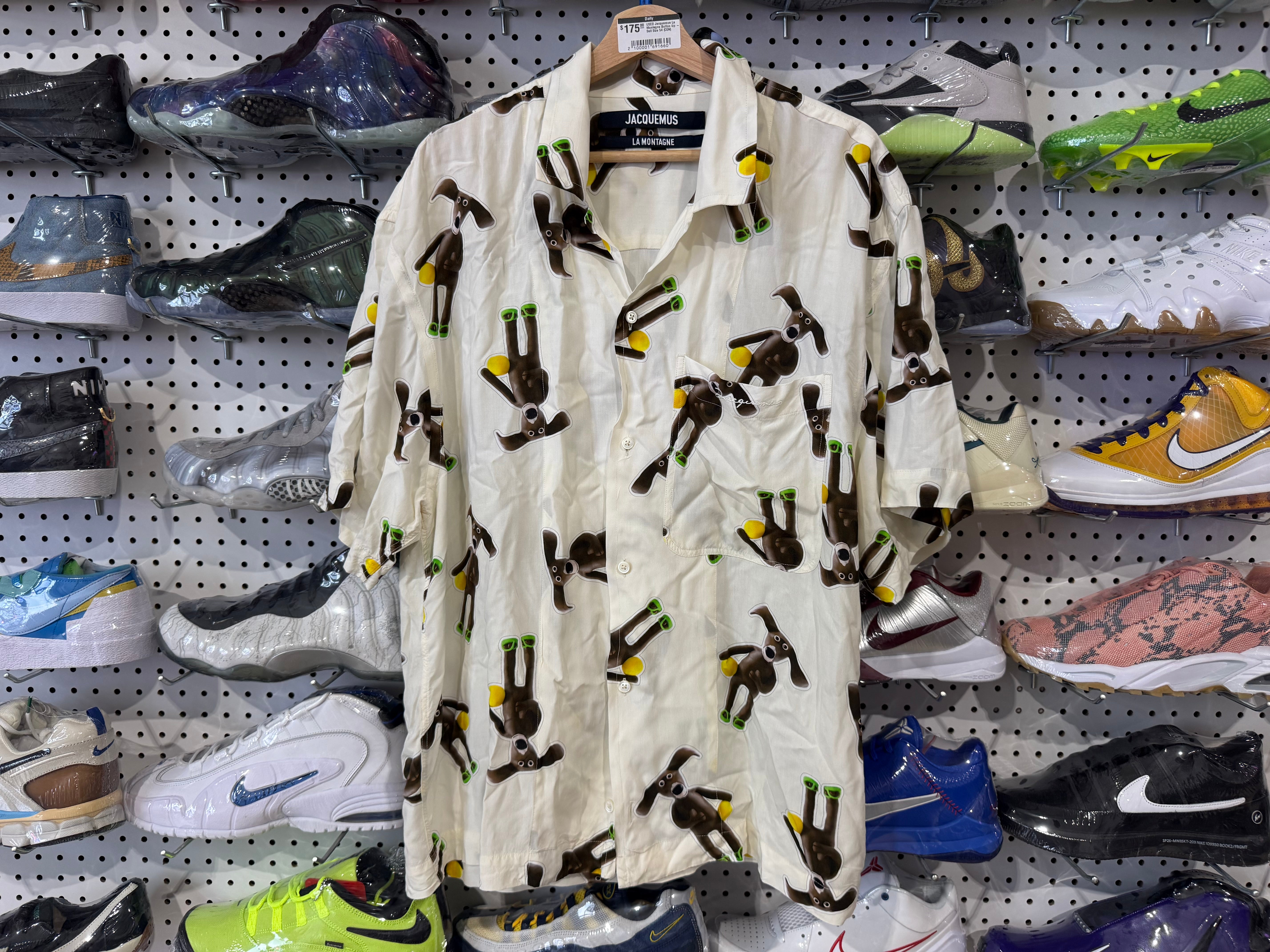 USED Jacquemus La Montagne Button Up - Sail Size 54
