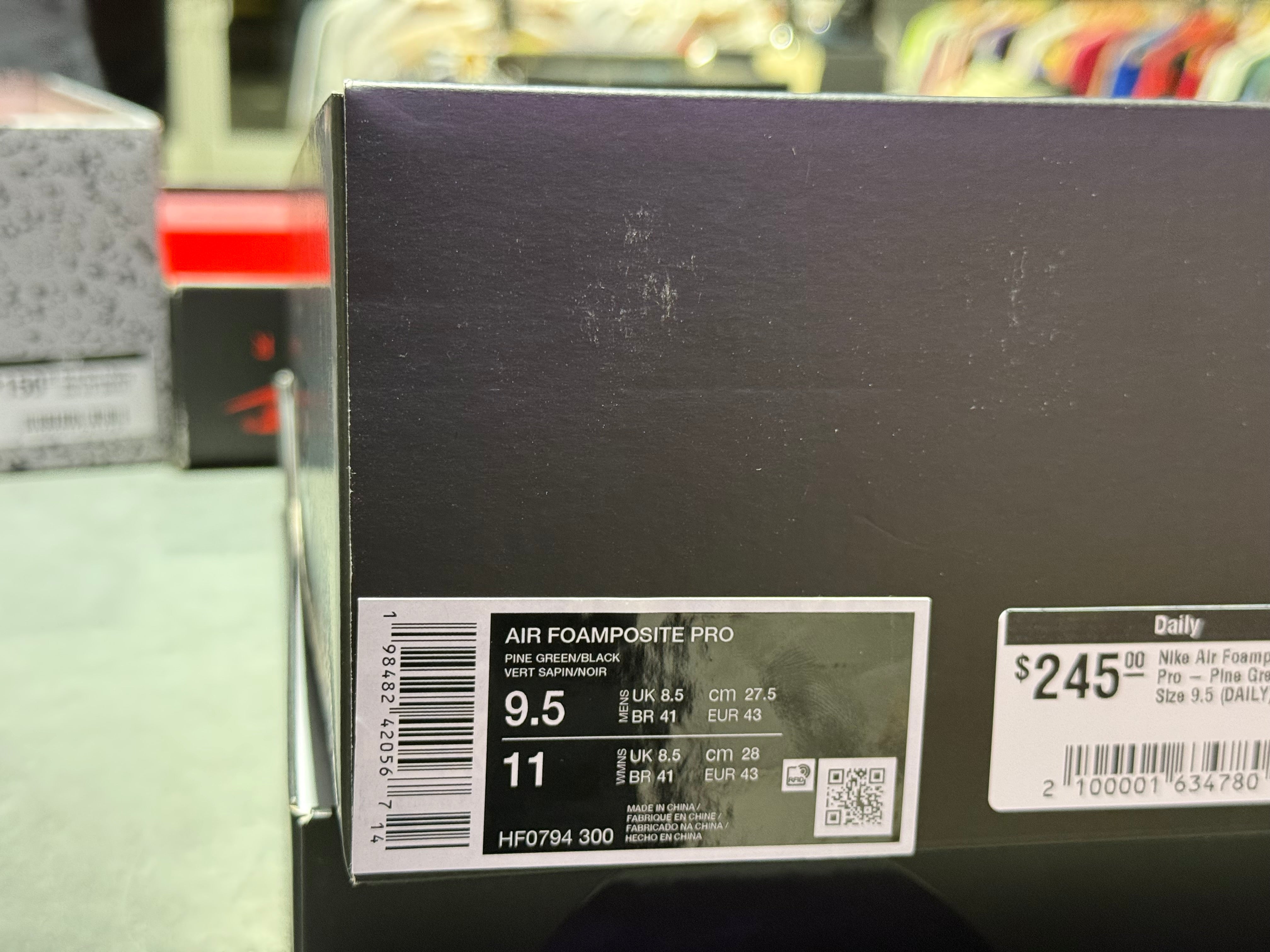 Nike Air Foamposite Pro - Pine Green 2025 Size 9.5