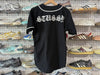 USED Stussy Baseball Jersey - Black Size Small