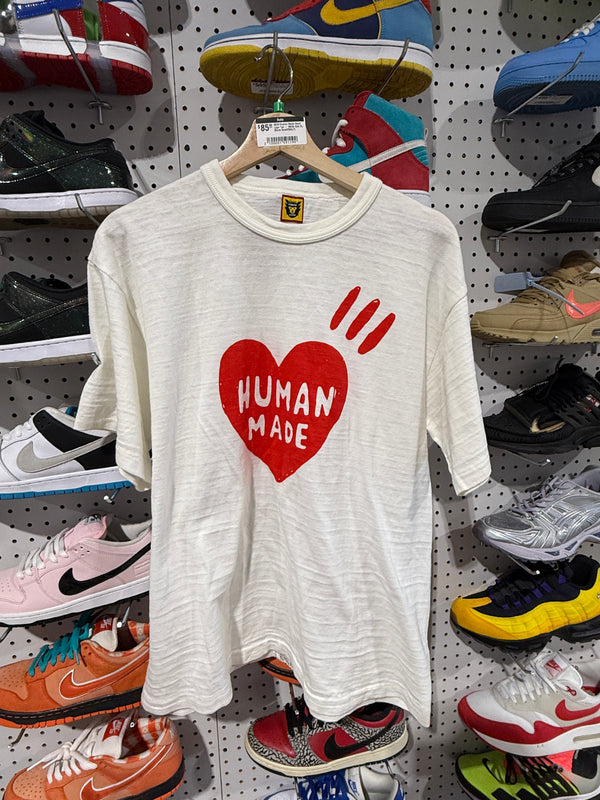 NEW Human Made Heart Logo Tee - White Size XL (Runs Small/DAILY)