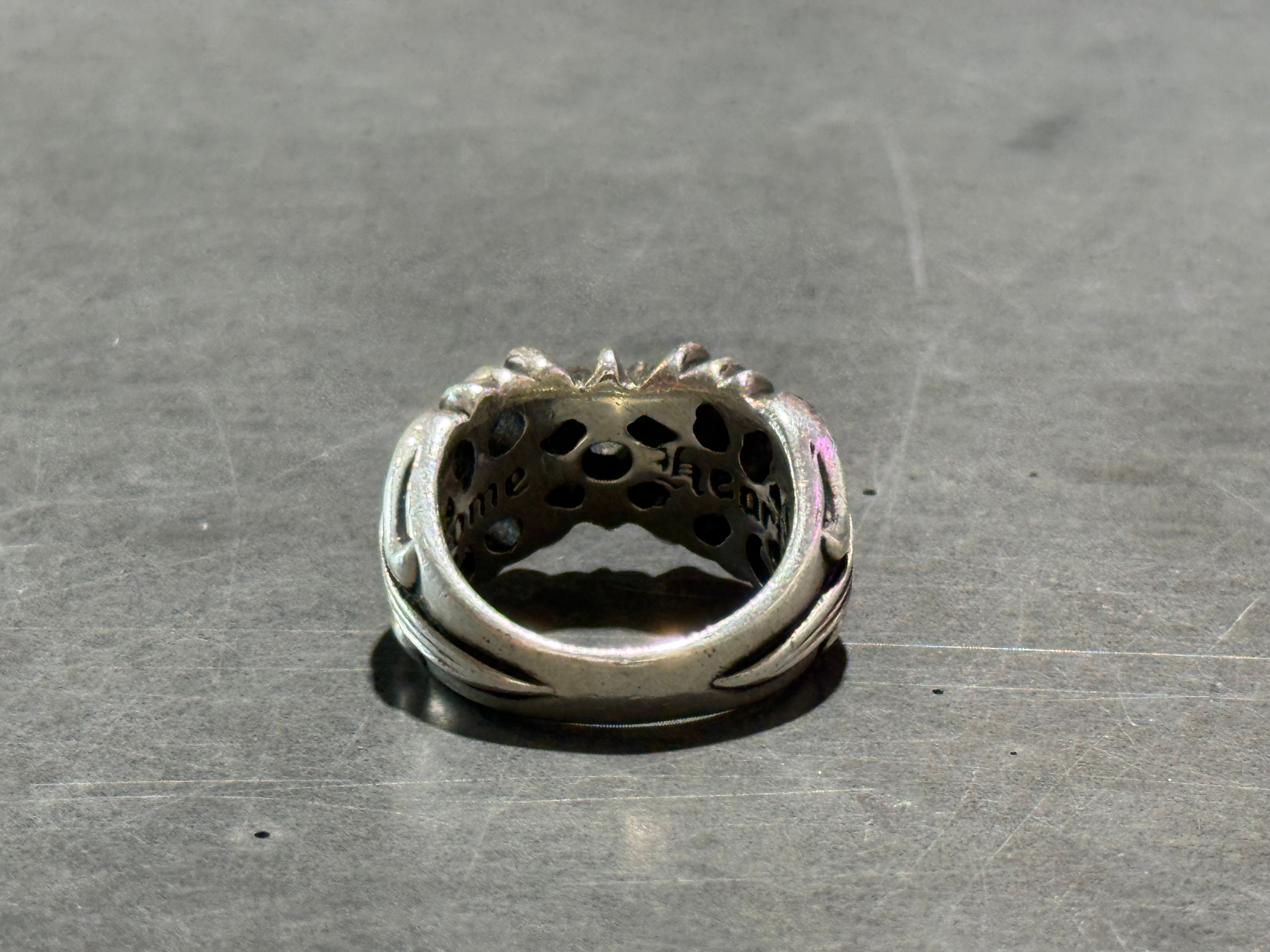 USED Chrome Hearts K&T Ring Size 8