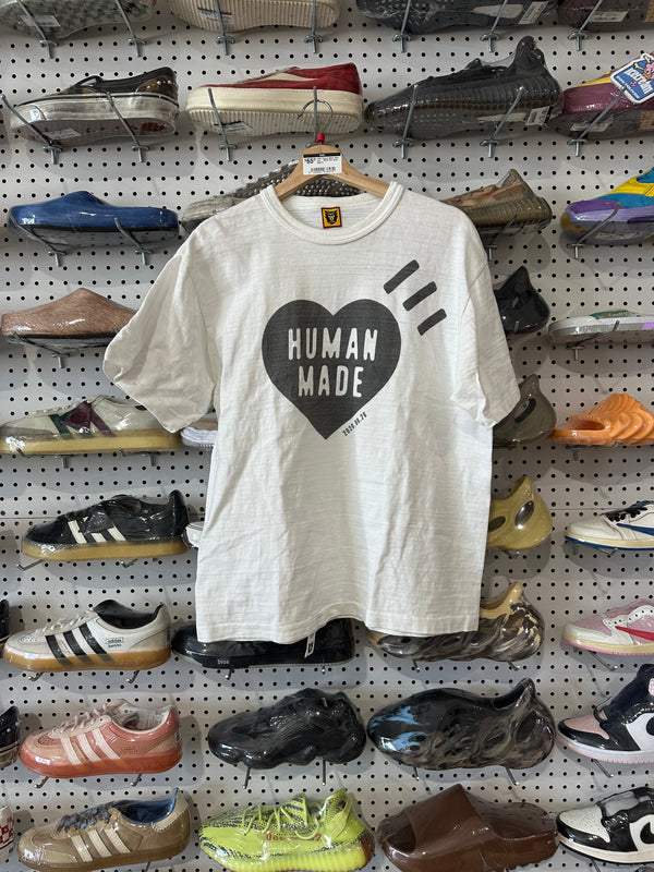 USED Human Made Heart Tee - White Size Large