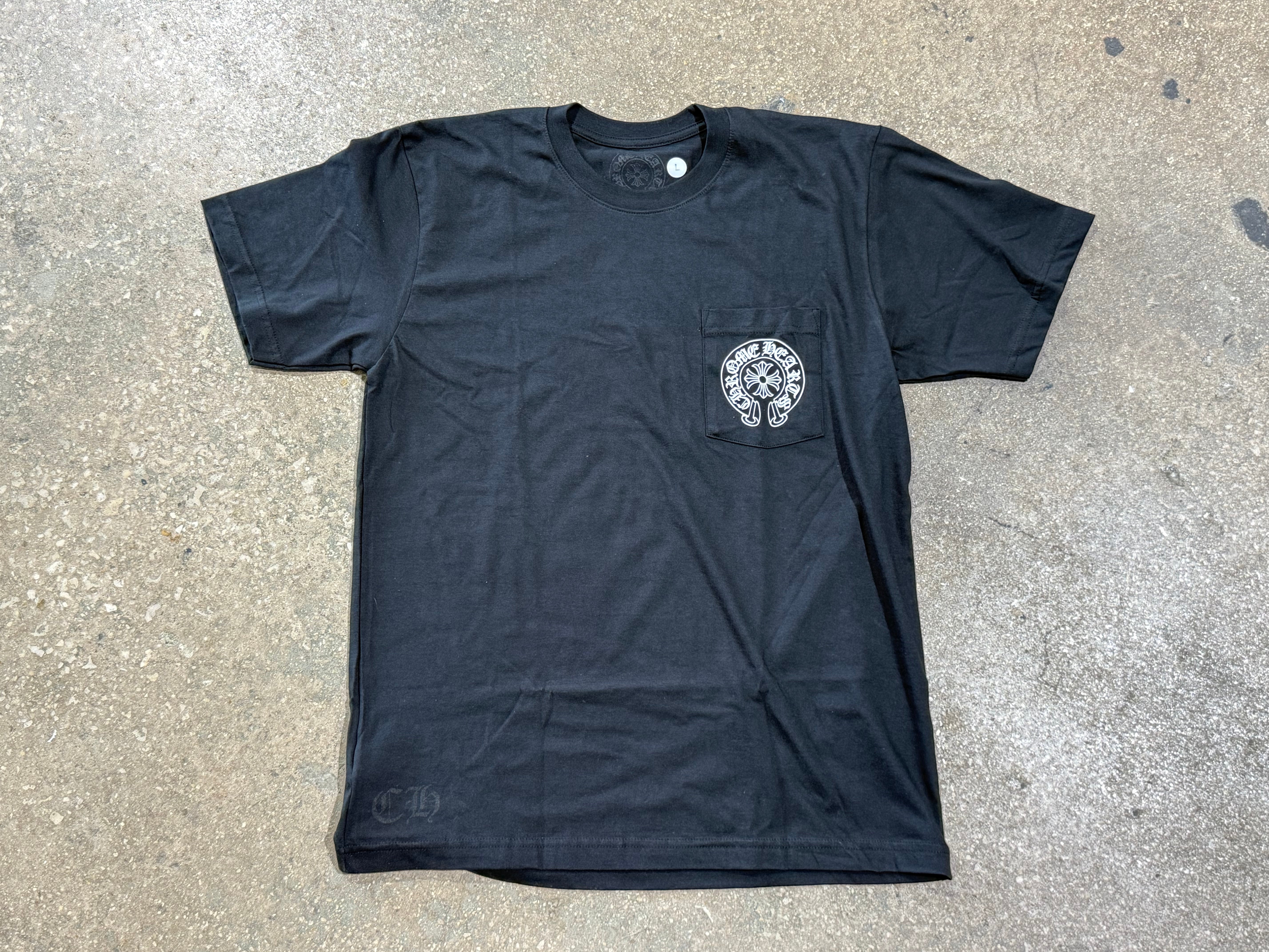 NEW Chrome Hearts Miami Tee - Black Size Large