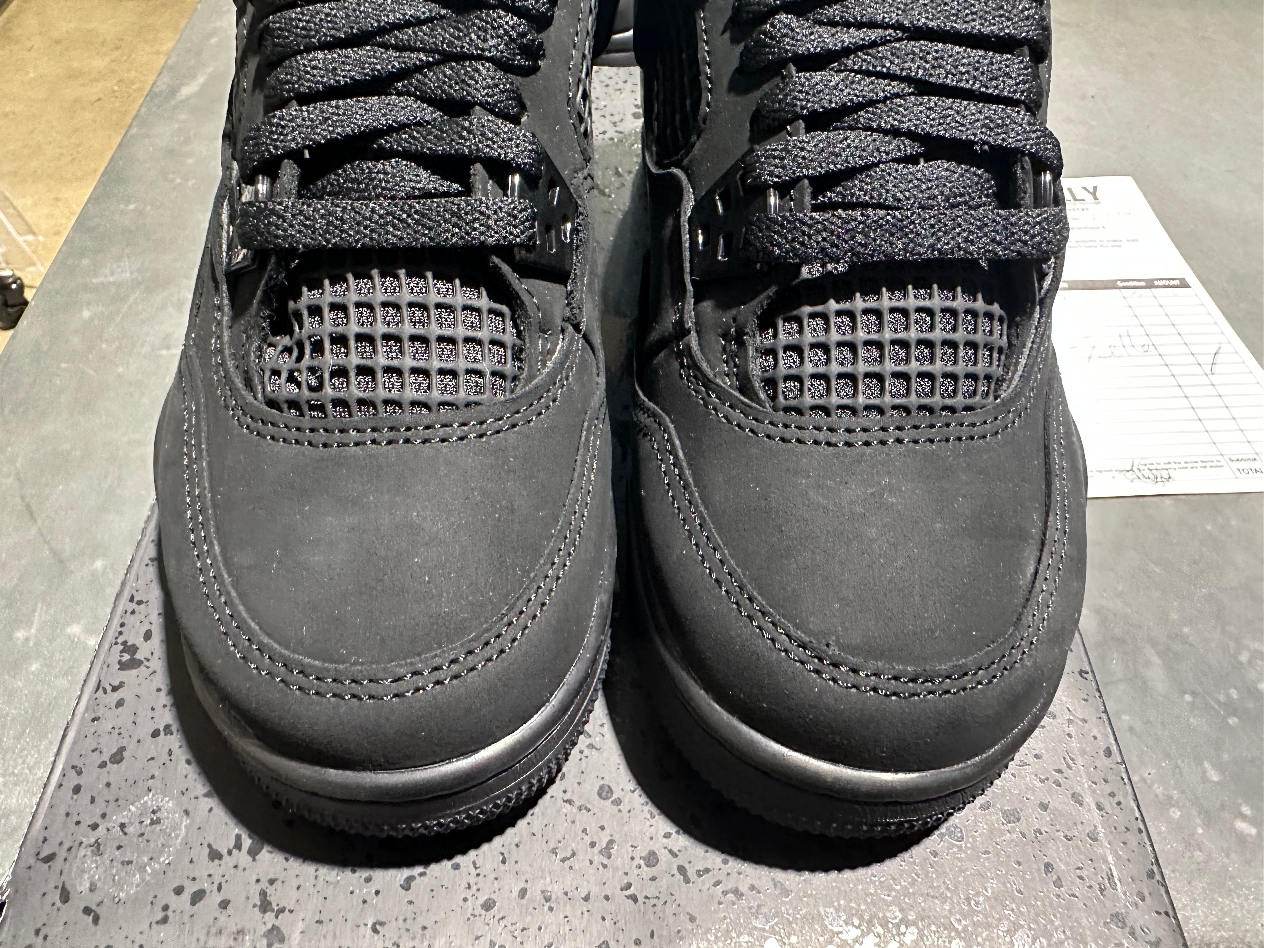 Air Jordan 4 Retro OG GS - Black Cat Size 5Y
