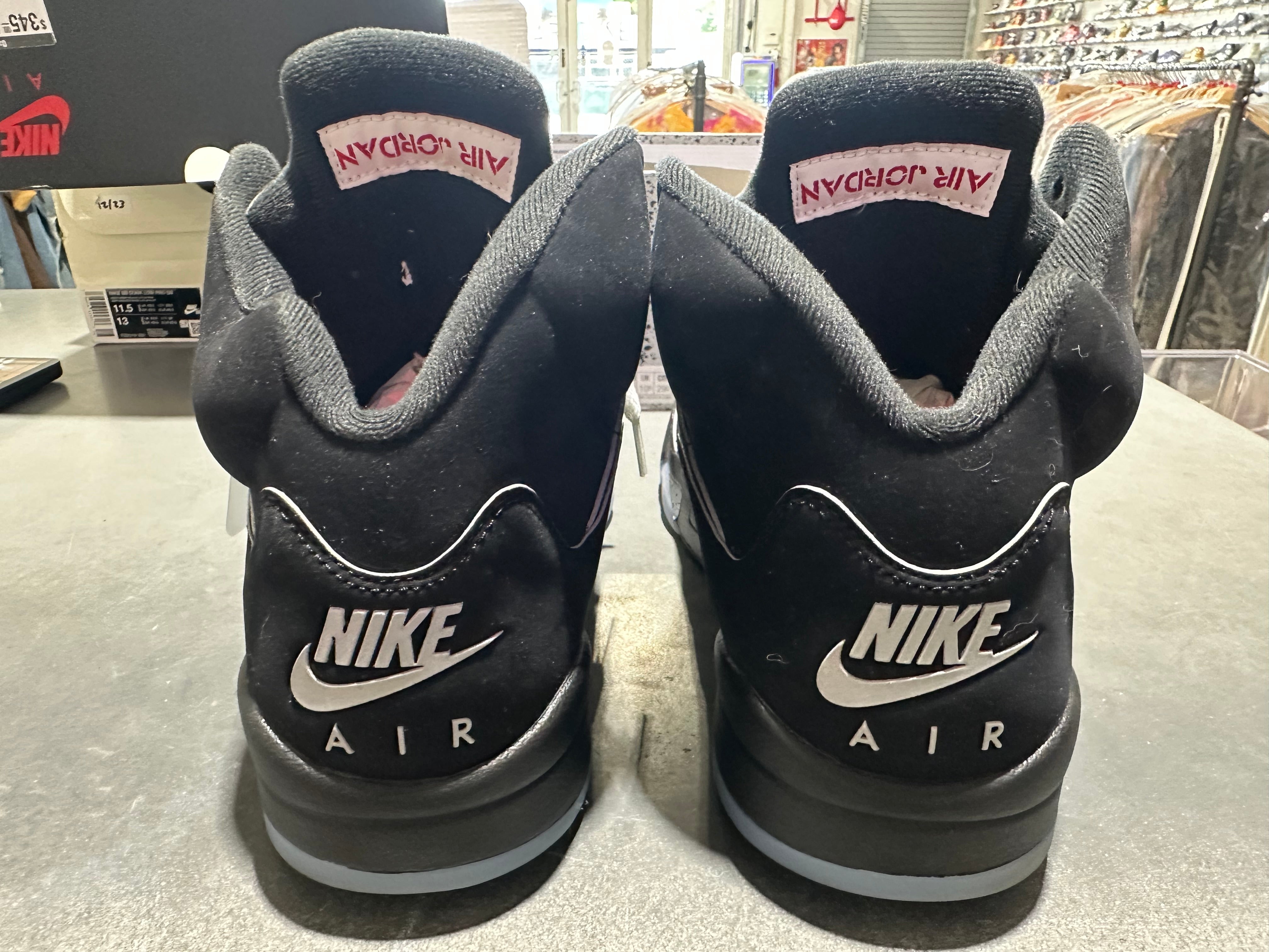 Air Jordan 5 Retro OG - Black Metallic Reimagined Size 11.5