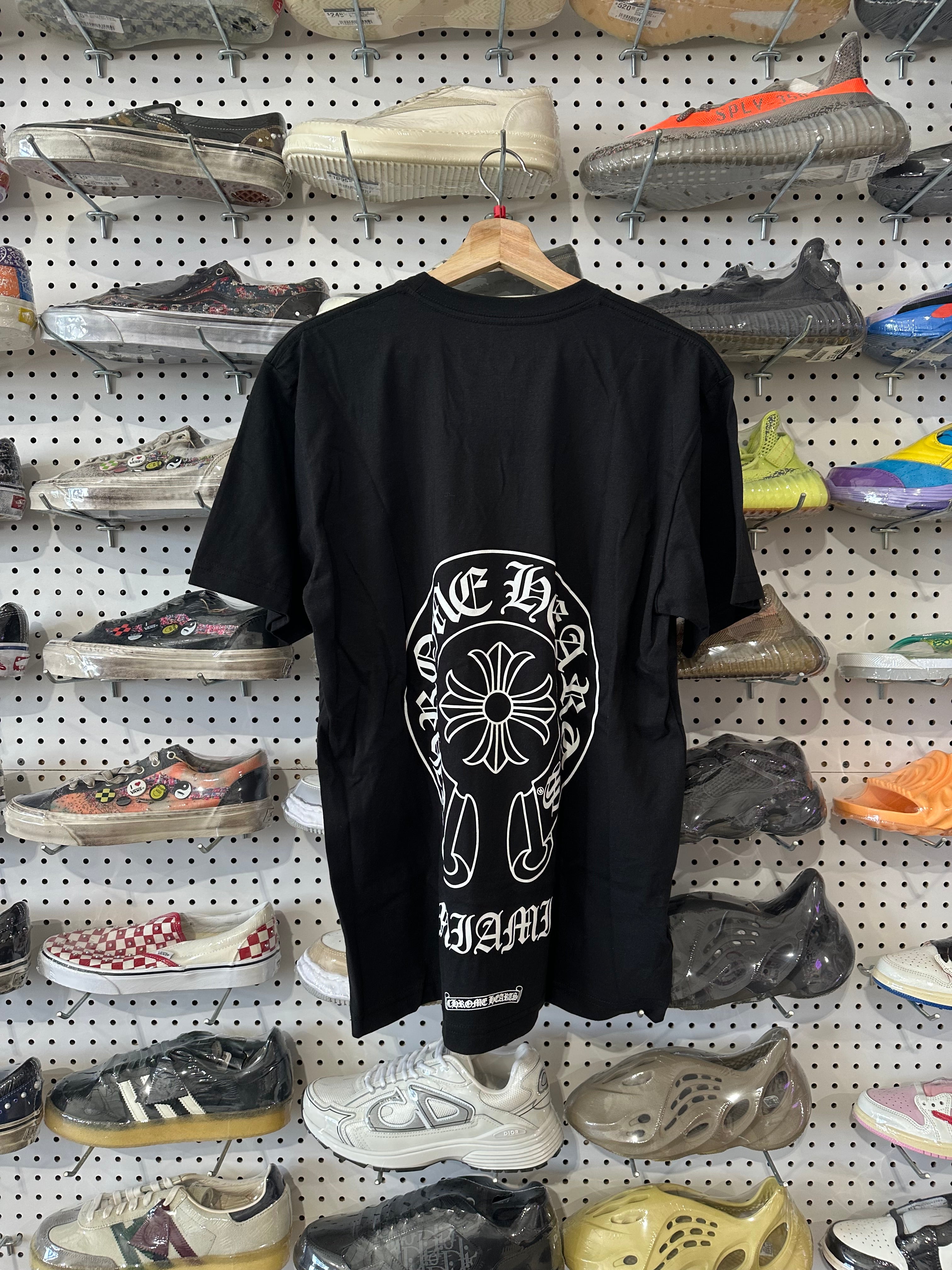 NEW Chrome Hearts Miami Pocket Tee - Black Size Large
