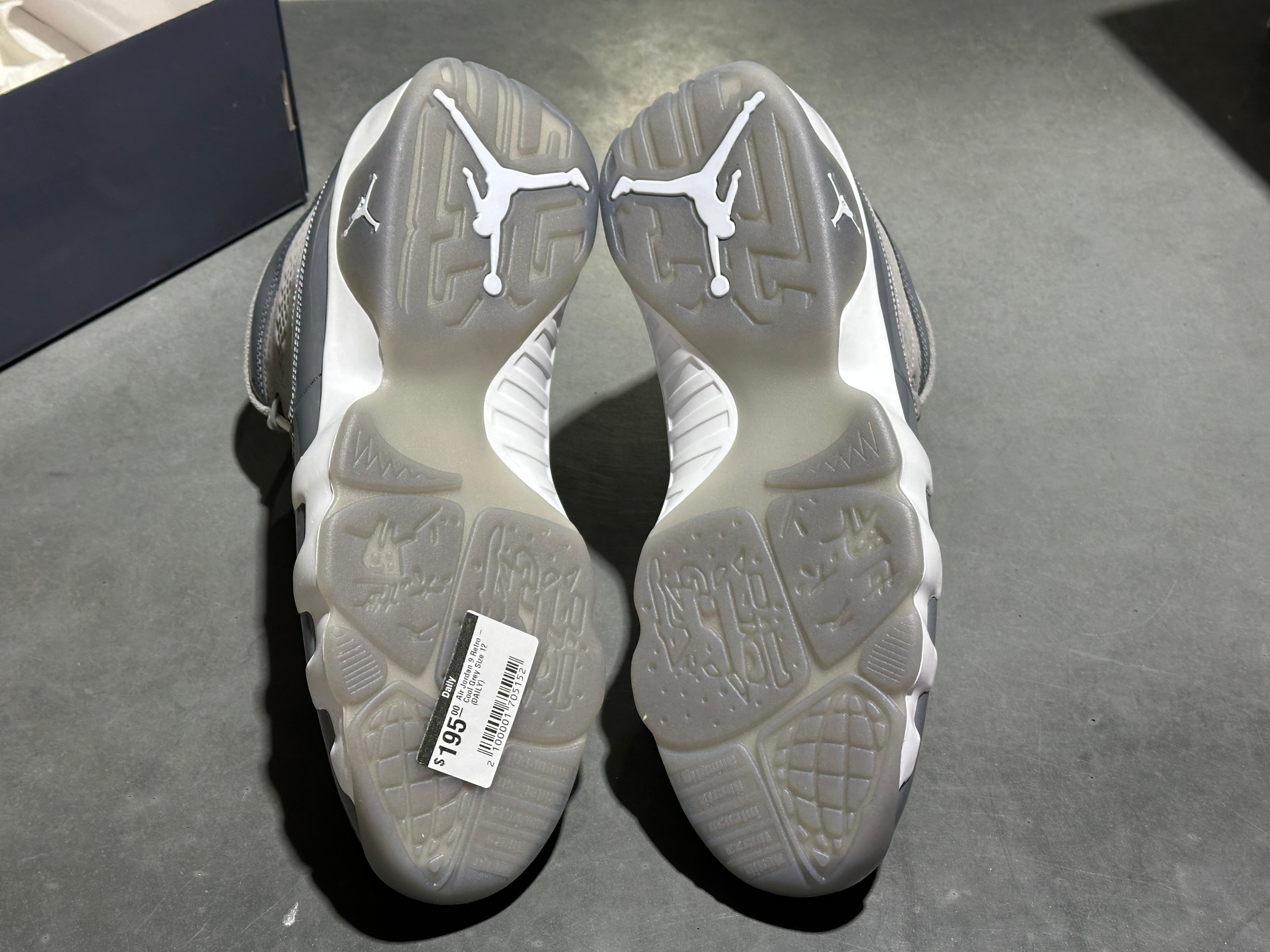 Air Jordan 9 Retro - Cool Grey Size 12