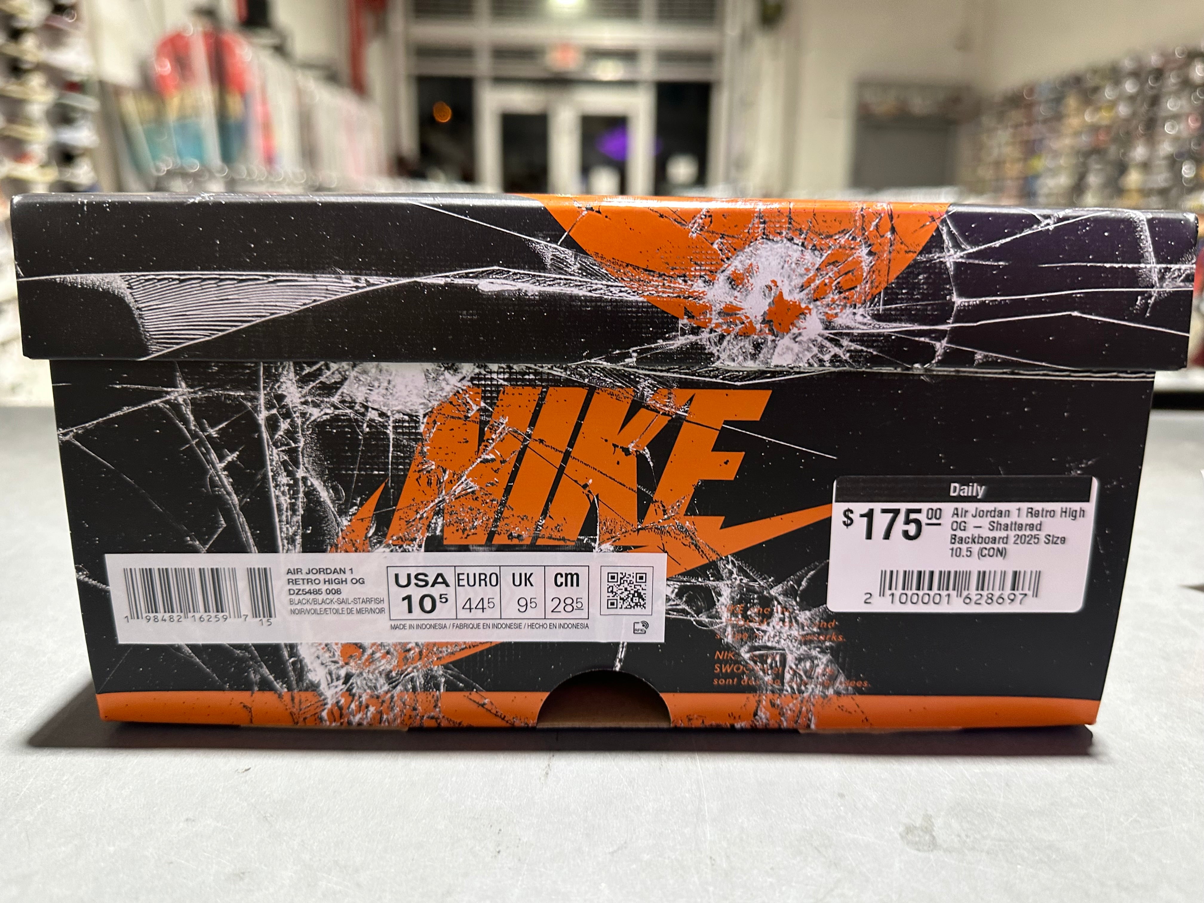 Air Jordan 1 Retro High OG - Shattered Backboard 2025 Size 10.5