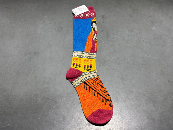NEW Kapital Virgin Mary Socks - Multicolor