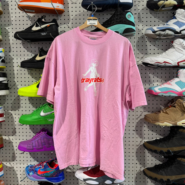 NEW Stray Rats Anime Girl Tee - Pink Size XXL