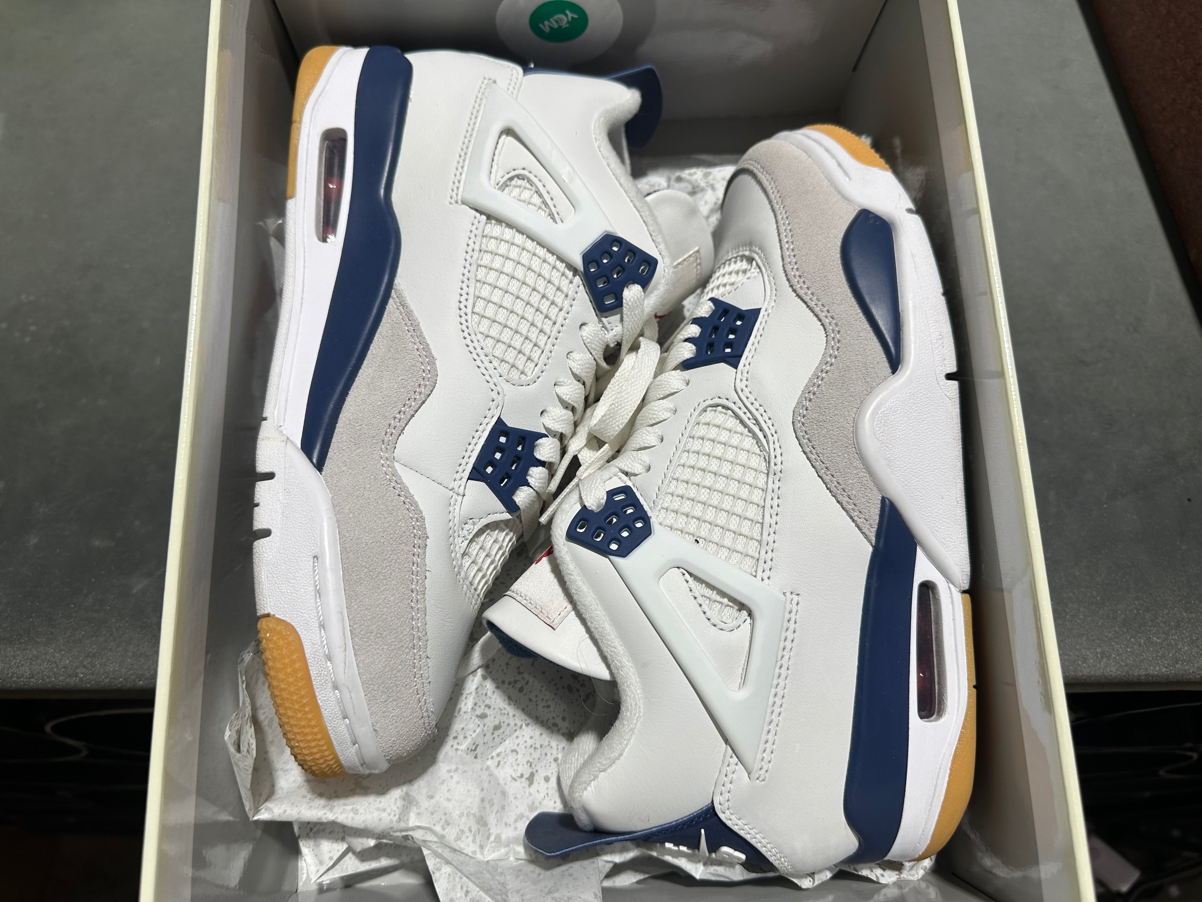 Air Jordan 4 Retro SP x Nike SB - Navy Size 7