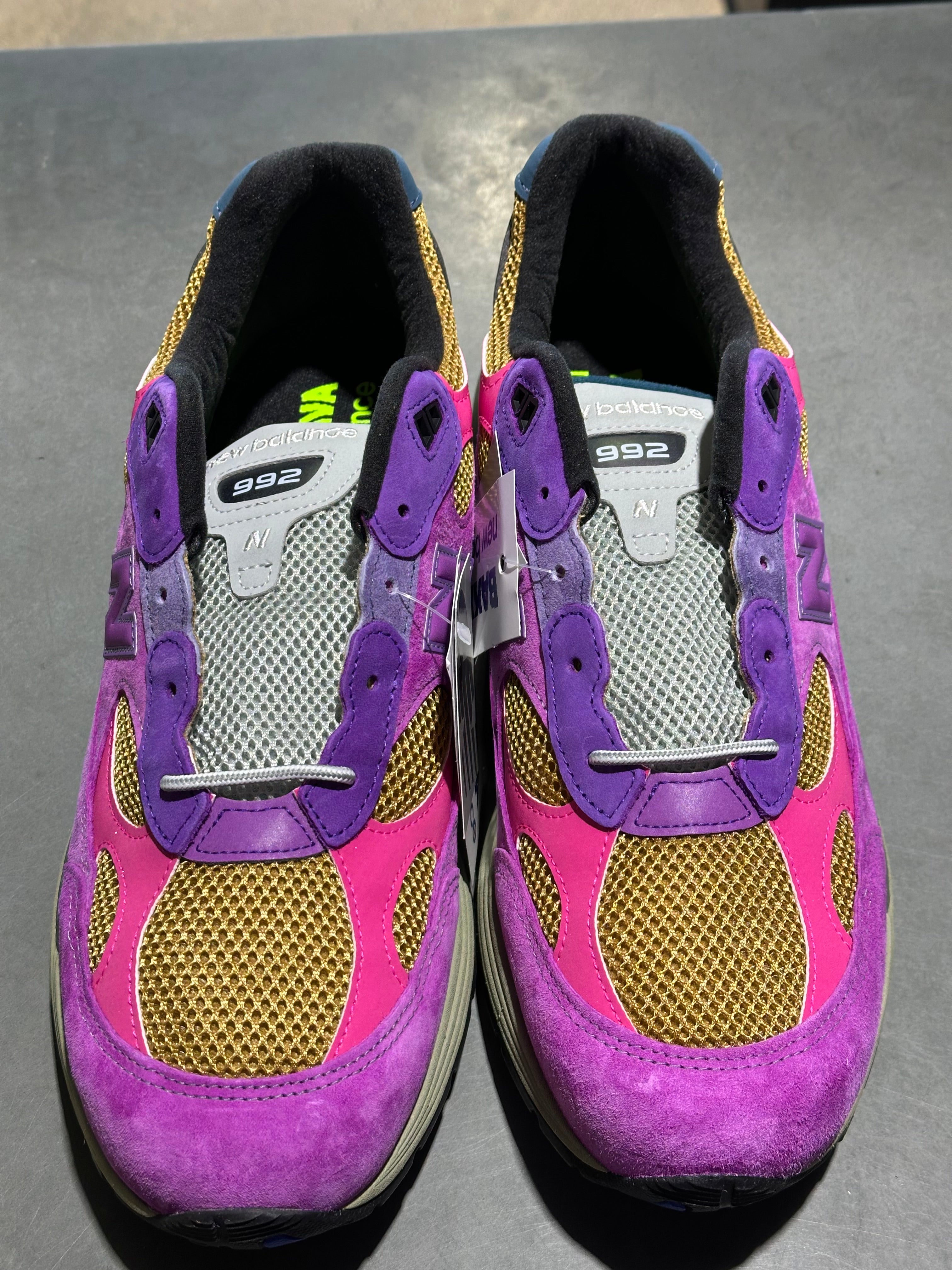 New Balance x Action Bronson 992 MiUSA - Digitalis Purpurea Size 12