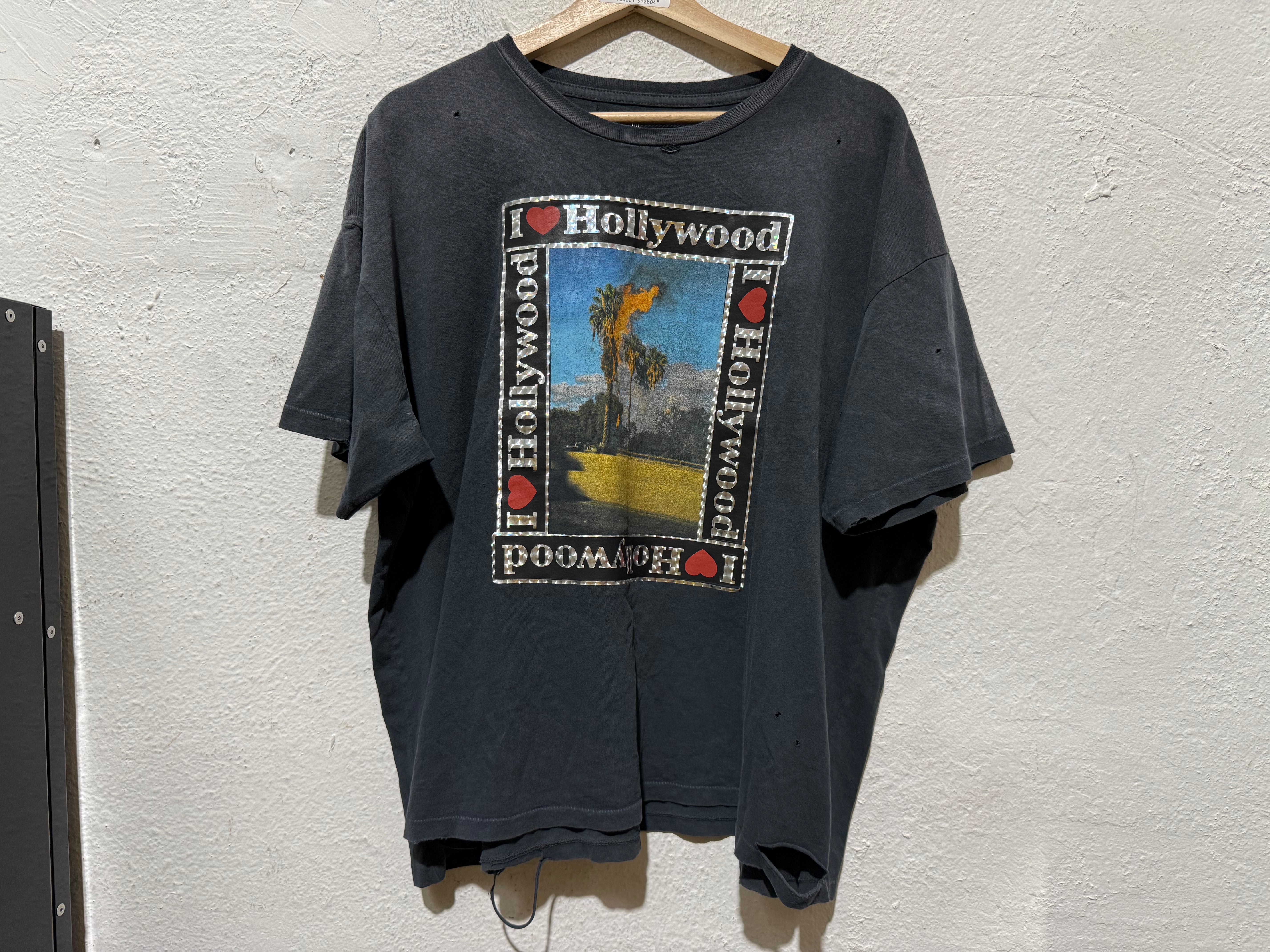 Paly I Love Hollywood Tee - Black Size Large