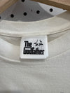 USED Bape x The Godfather Plaid Tee - White Size Large