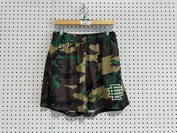 USED Eric Emanuel  Basic Short - Woodland Camo/Black Size XL