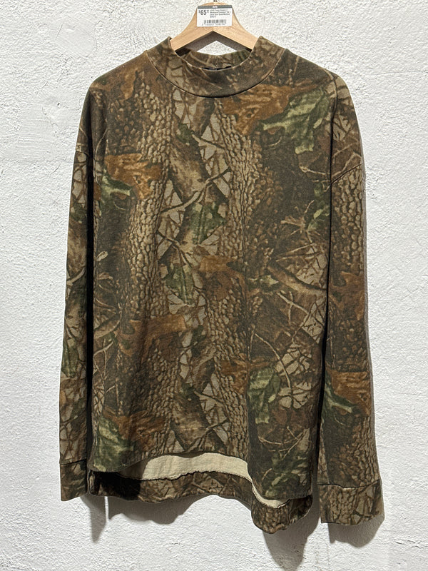 USED Yeexy Season 3 Mockneck Crewneck Tee - Camo Size Small/Medium