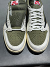 Air Jordan 1 Retro Low OG SP - Travis Scott Medium Olive Size 11.5