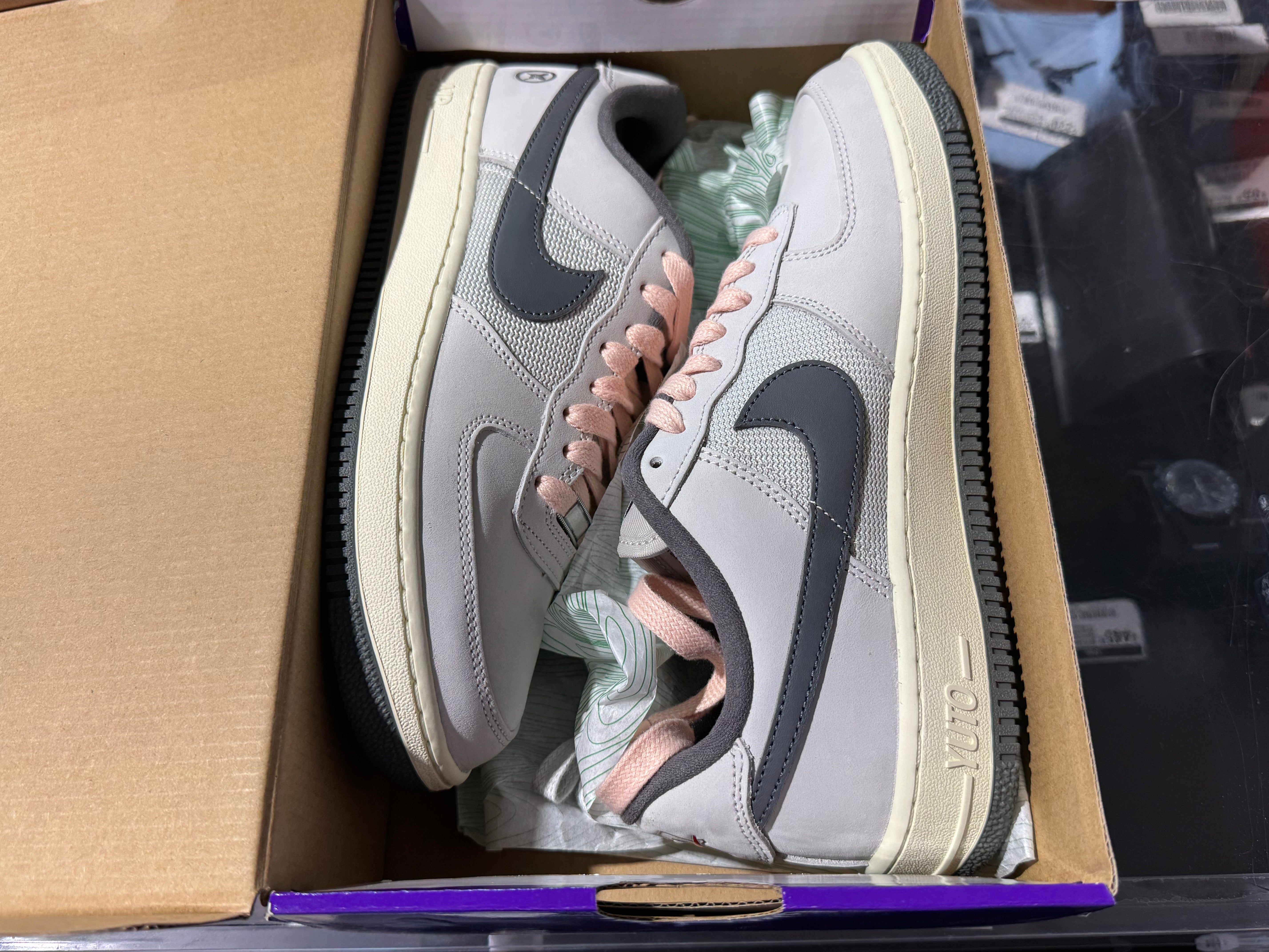 Nike SB Air Force 1 Low Yuto Horigome - White Iron Grey Size 8.5