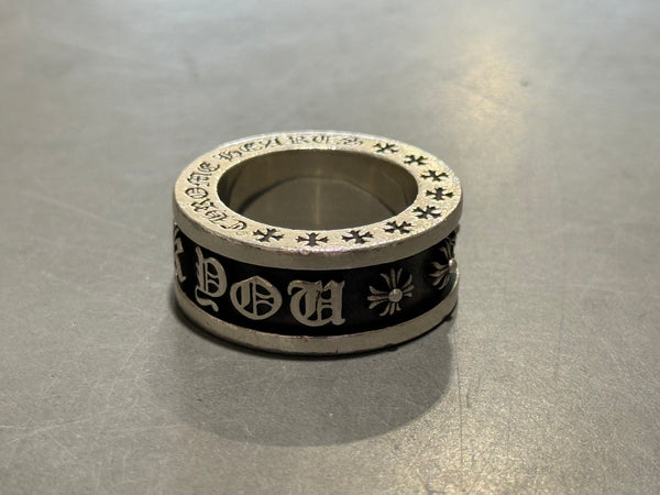 USED Chrome Hearts FUCK YOU Spinner Ring Size 10