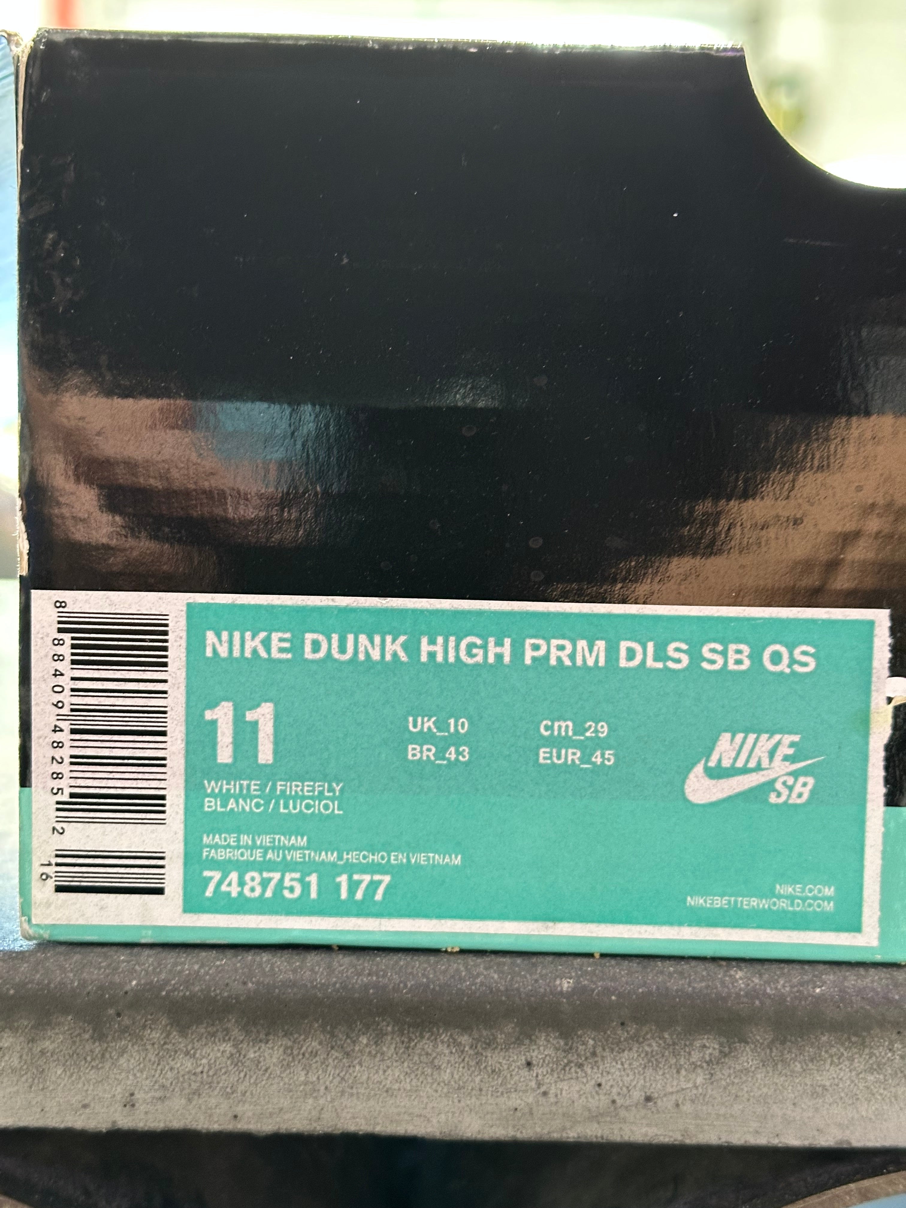 Nike Dunk High PRM DLS SB QS - De La Soul 2015 Size 11