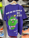 NEW Better With Age Dickhead Tee - Purple  Size Large