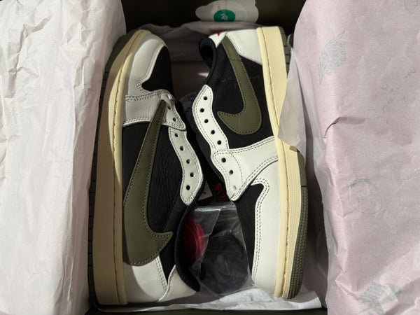 WMNS Air Jordan 1 Retro Low OG SP x Travis Scott - Olive Size 9W/7.5M