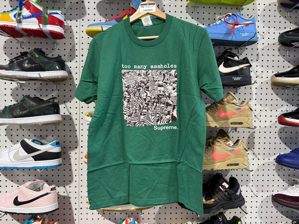 NEW Supreme Too Many Assholes Tee - Light Pine Size Small