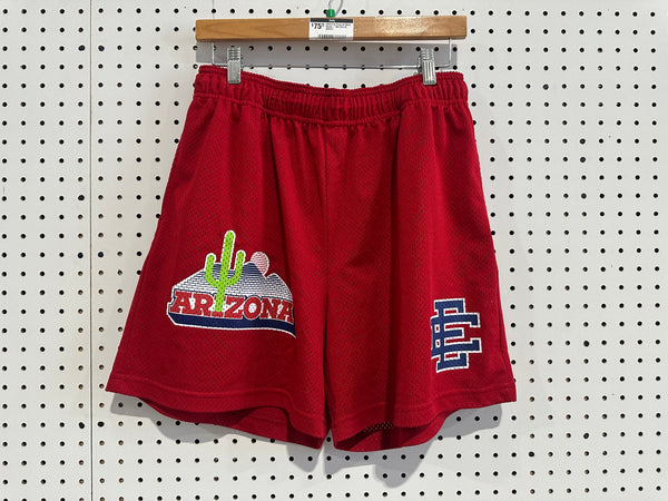 USED Eric Emanuel Mesh Shorts - Red Size XL