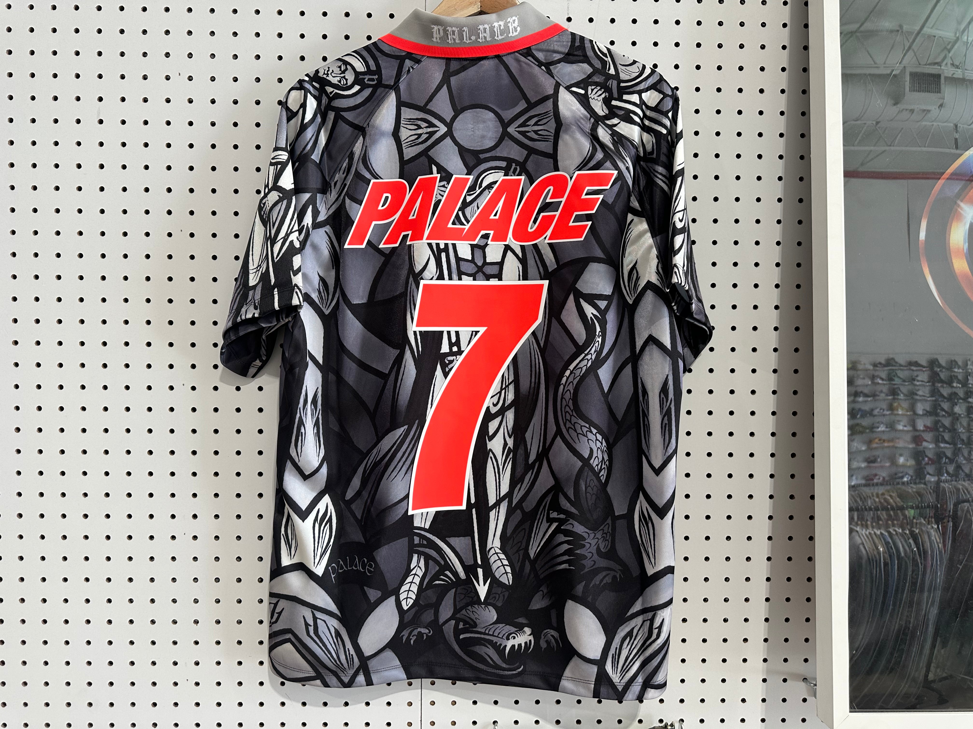 NEW Palace x Nike England Dri-FIT Football Jersey - Grey Size Medium