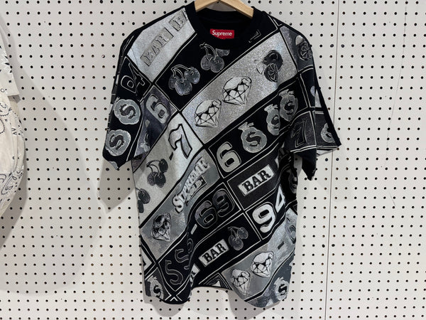 NEW Supreme Slot Machine S/S Top Tee - Black Size Small