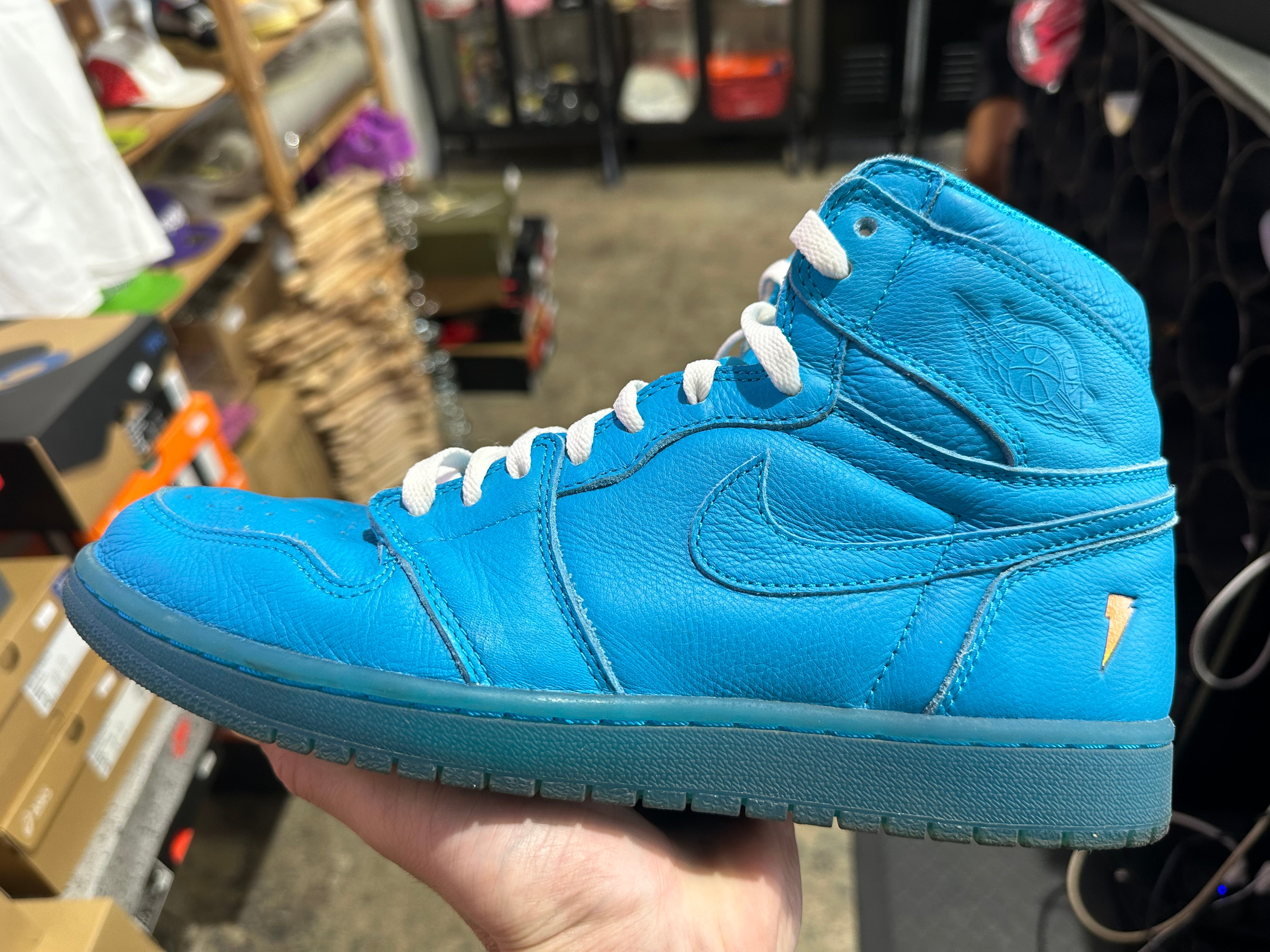 Air Jordan 1 Retro High - Gatorade Blue Lagoon Size 10.5