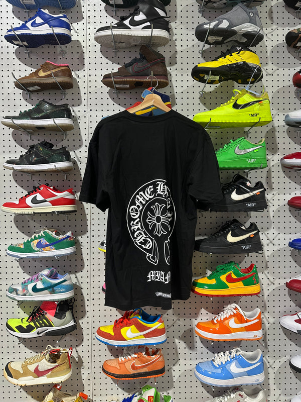 NEW Chrome Hearts Horse Shoe Pocket Tee - Black Size XL