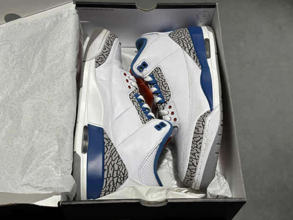 Air Jordan 3 Retro OG - True Blue Size 9.5